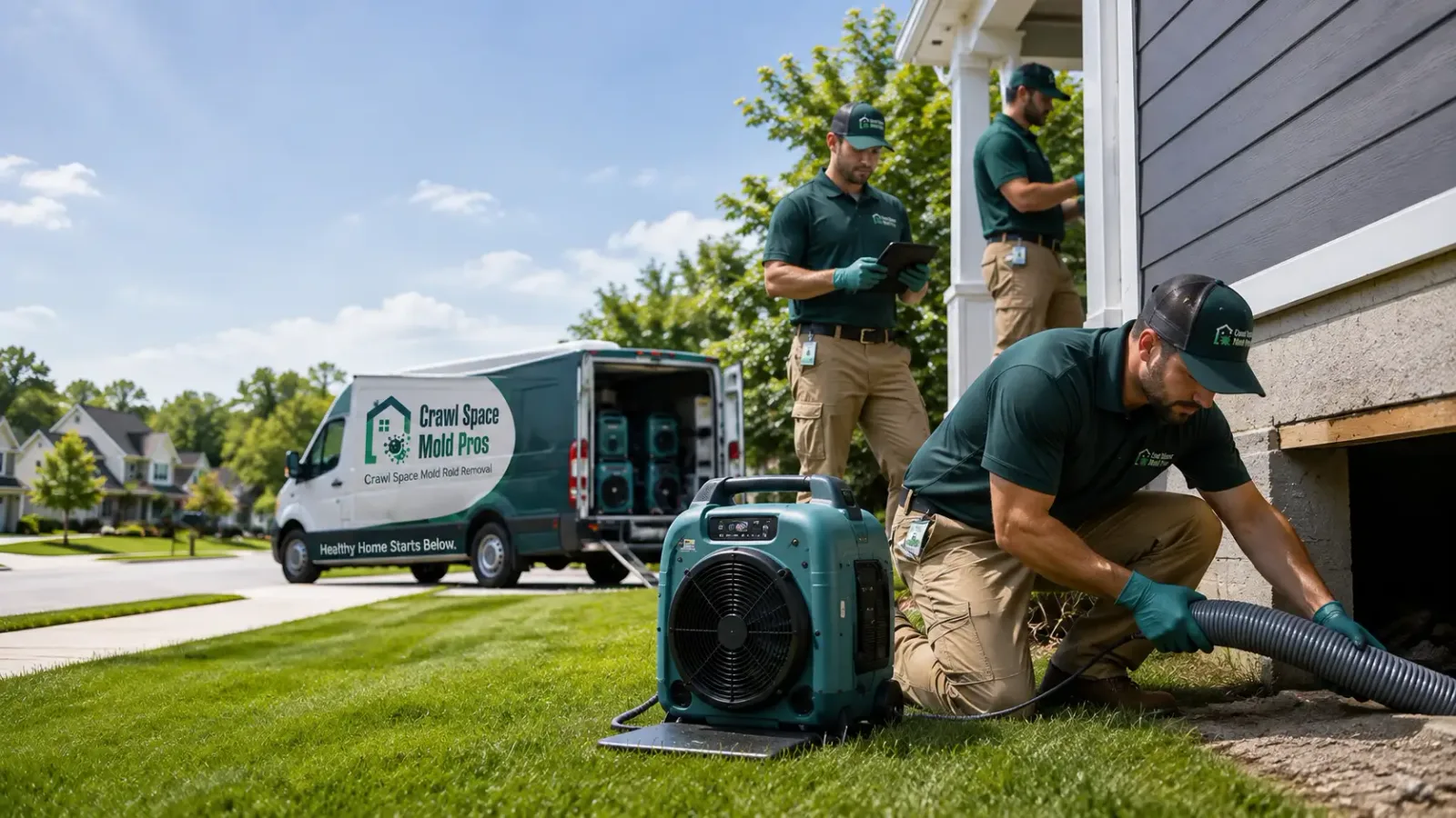 Crawl Space Mold Removal in Avoca, IA